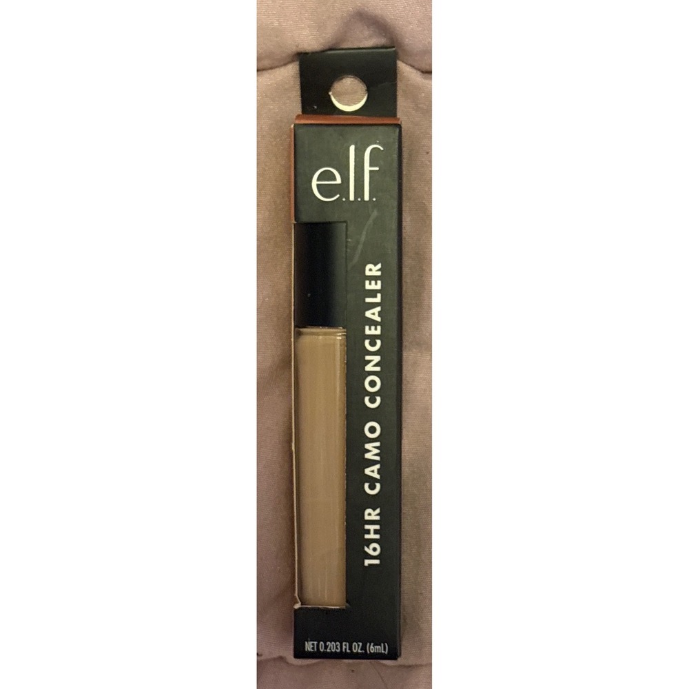 NEW e.l.f. Womens Tan Latte 16HR Camo Concealer 0.203 oz Full Coverage‎